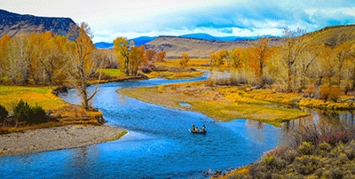 Yellowstone River Montana Autumn