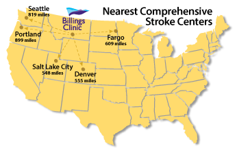 Nearest Comprehensive Stroke Centers